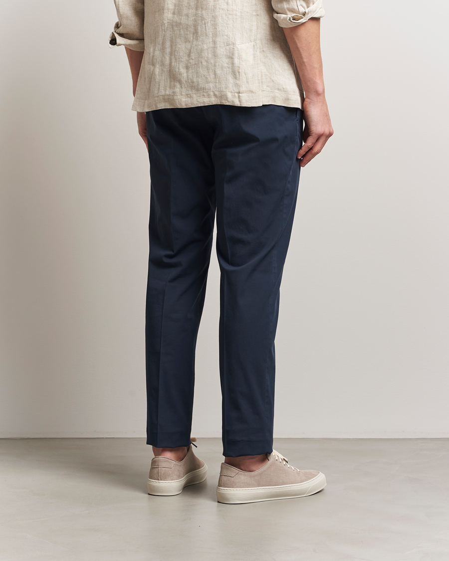 Homme | Pantalons | Incotex | Slim Fit Comfort Chinos Navy