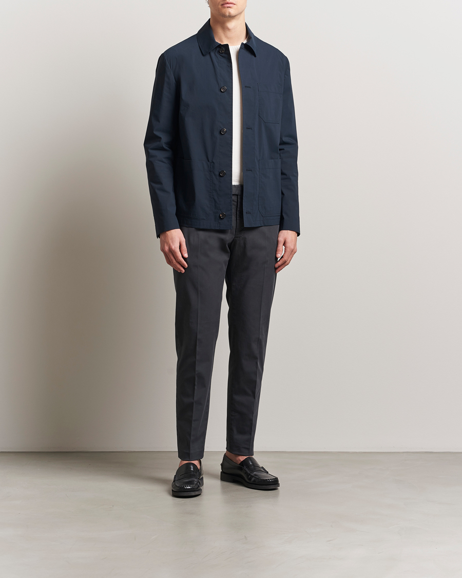 Homme | Pantalons | Incotex | Slim Fit Comfort Chinos Dark Grey