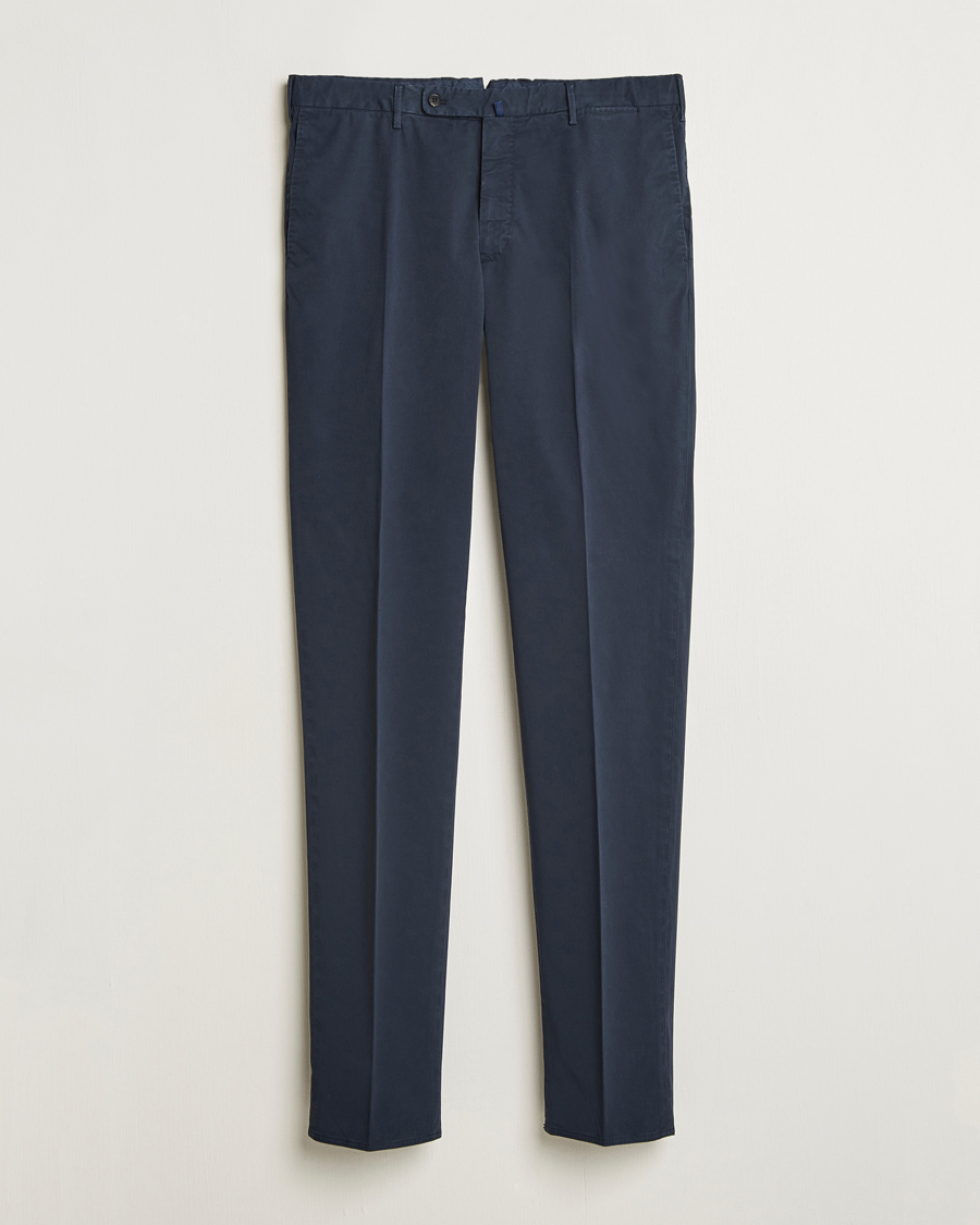 Homme | Pantalons | Incotex | Regular Fit Comfort Chinos Navy