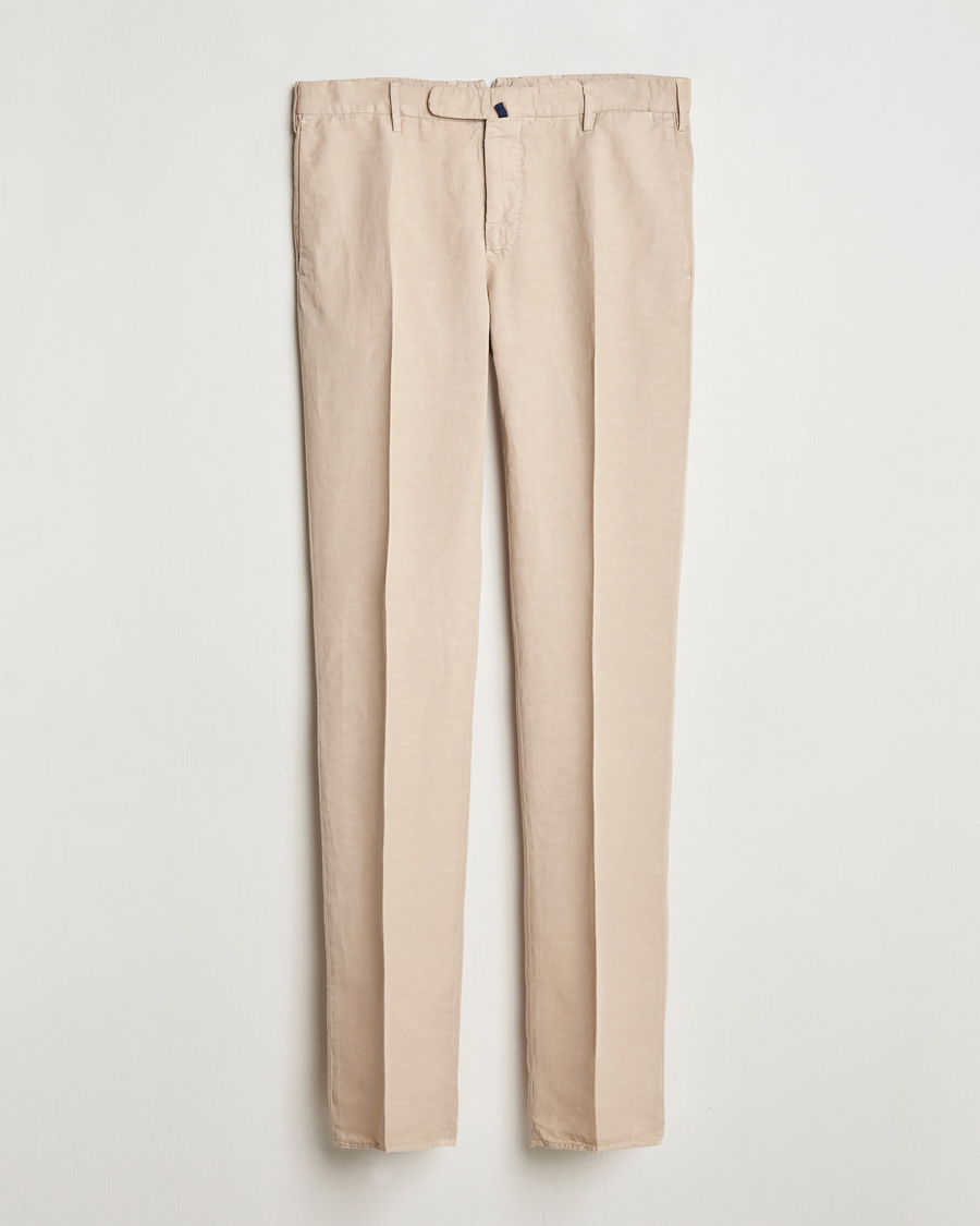 Homme | Pantalons | Incotex | Slim Fit Chinolino Trousers Beige