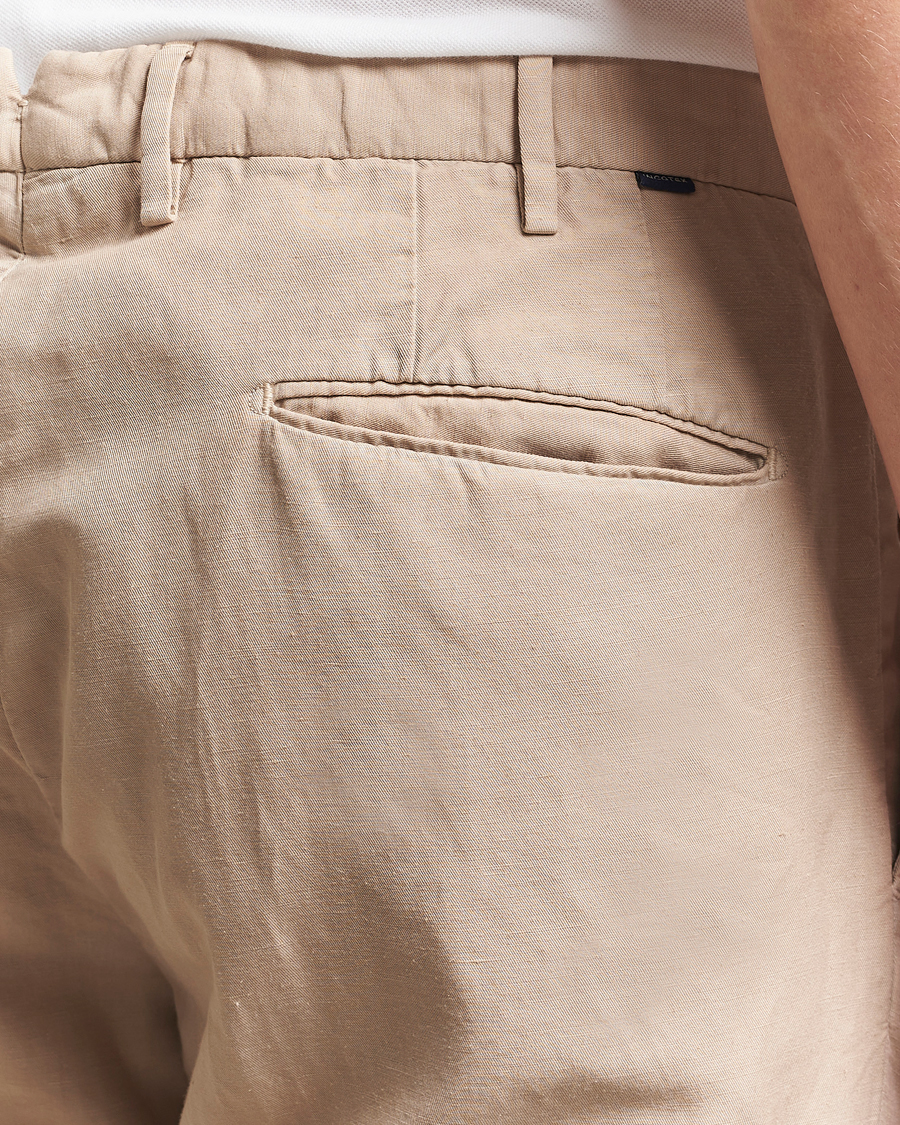 Homme | Pantalons | Incotex | Slim Fit Chinolino Trousers Beige