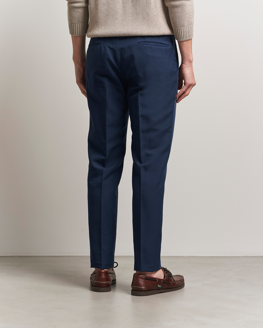 Homme | Pantalons | Incotex | Slim Fit Chinolino Trousers Navy