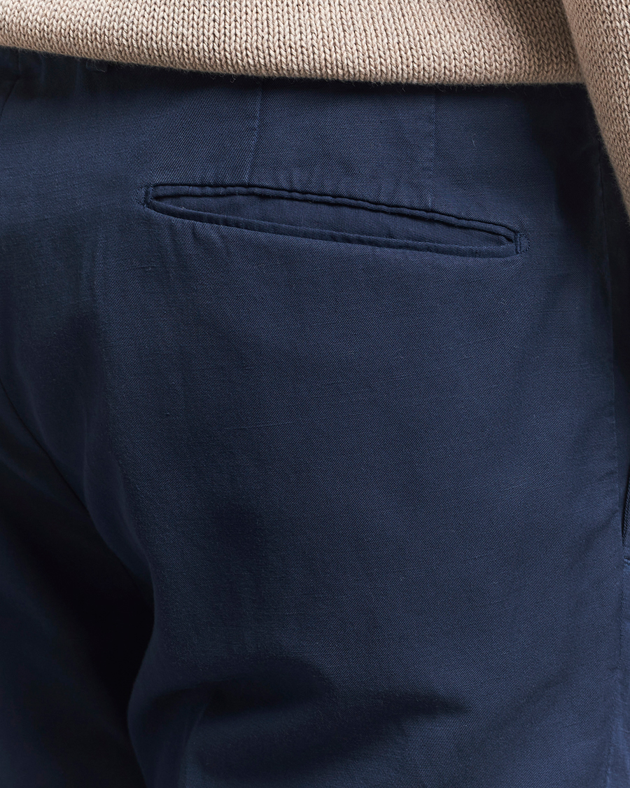 Homme | Pantalons | Incotex | Slim Fit Chinolino Trousers Navy