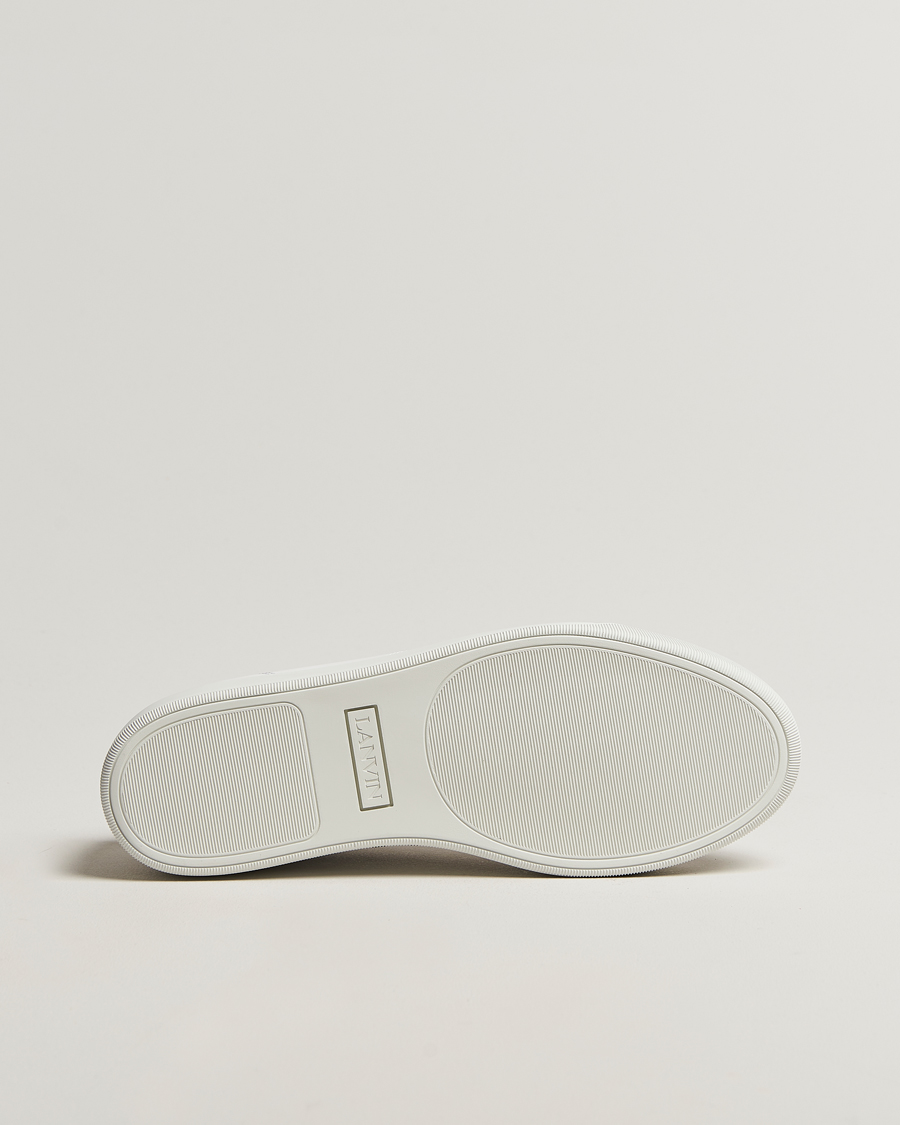 Homme | Lanvin Nappa Cap Toe Sneaker White | Lanvin | Nappa Cap Toe Sneaker White