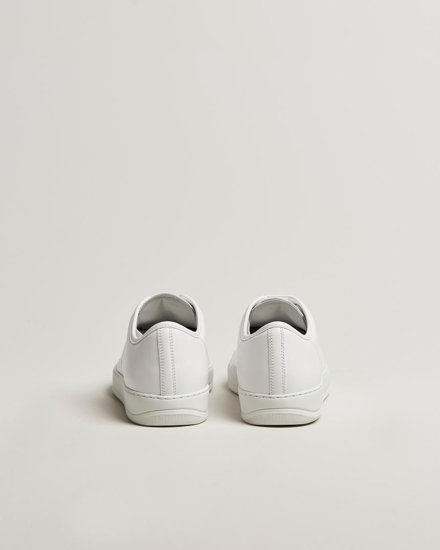 Homme | Lanvin Nappa Cap Toe Sneaker White | Lanvin | Nappa Cap Toe Sneaker White