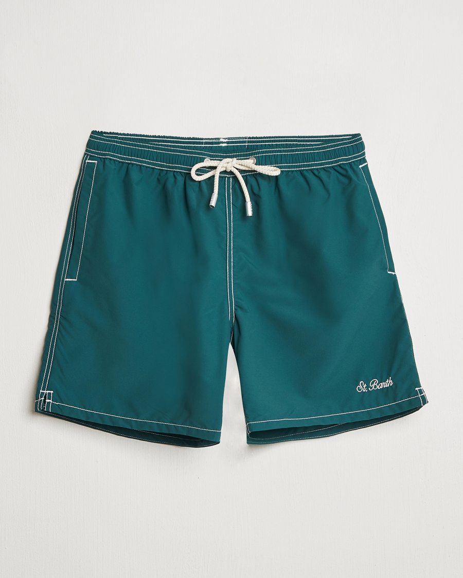 Homme | Maillots De Bain | MC2 Saint Barth | Nylon Swim Shorts British Green
