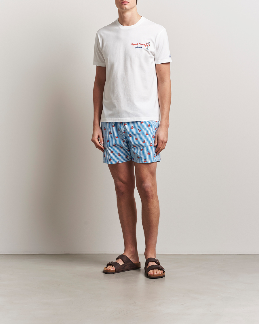 Homme | T-shirts | MC2 Saint Barth | Printed Cotton T-Shirt Spritz Please