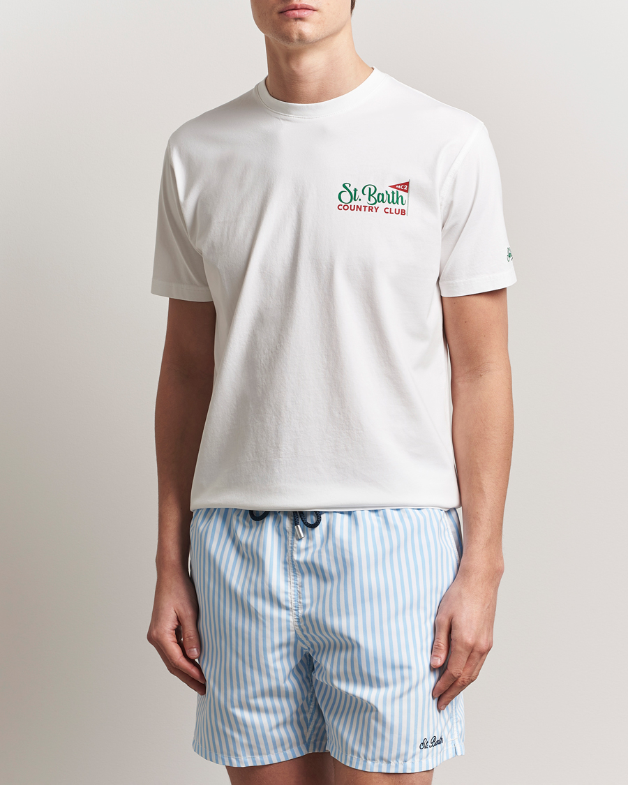 Homme | T-shirts | MC2 Saint Barth | Printed Cotton T-Shirt Country Golf