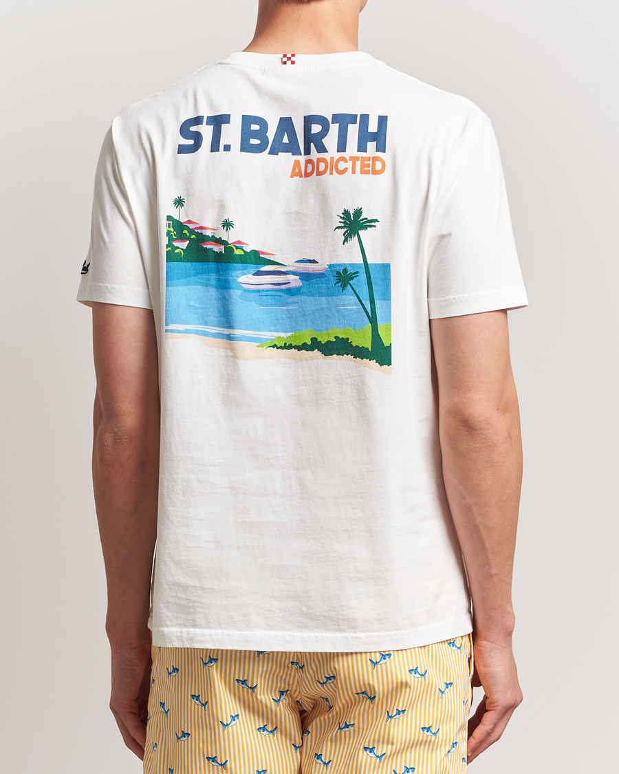 Homme | T-shirts | MC2 Saint Barth | Printed Cotton T-Shirt St Barth Addicted