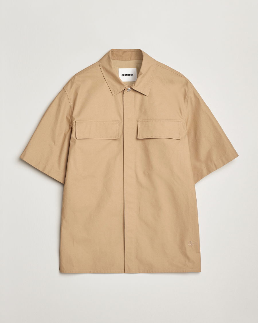 Homme | Chemises | Jil Sander | Short Sleeve Pocket Shirt Khaki