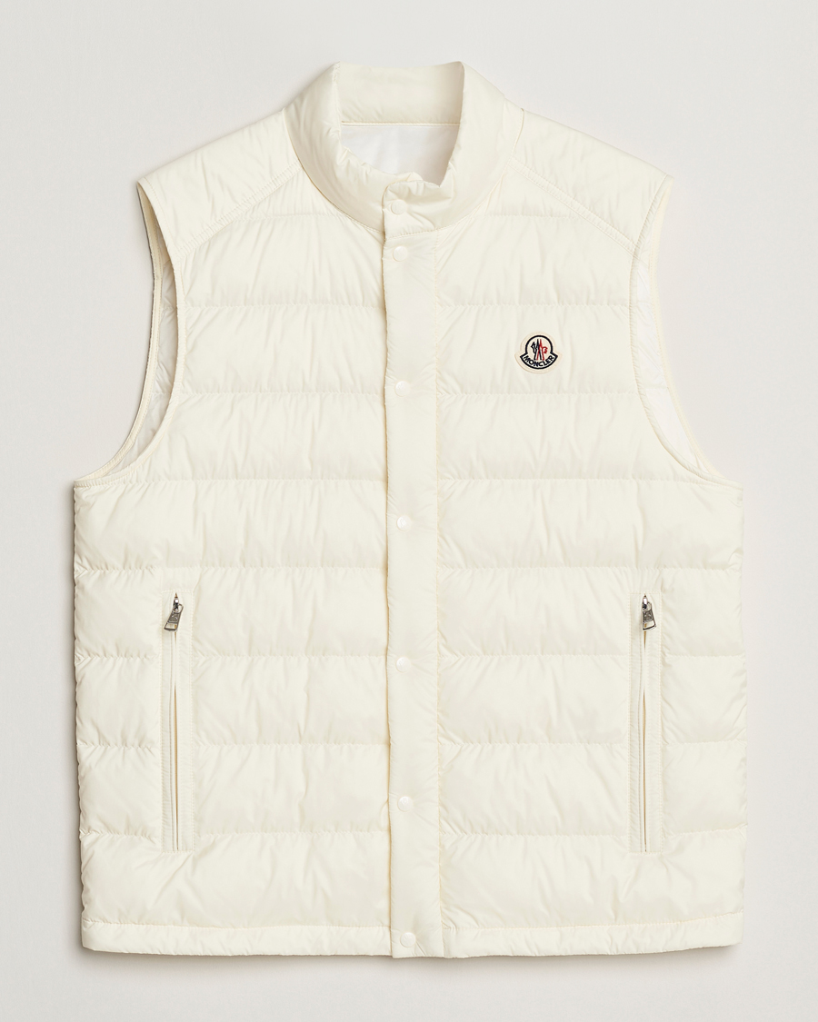 Homme | Manteaux Et Vestes | Moncler | Barthe Vest White