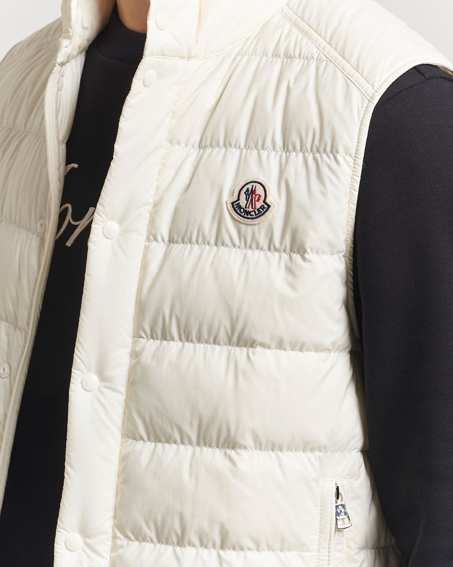 Homme | Manteaux Et Vestes | Moncler | Barthe Vest White