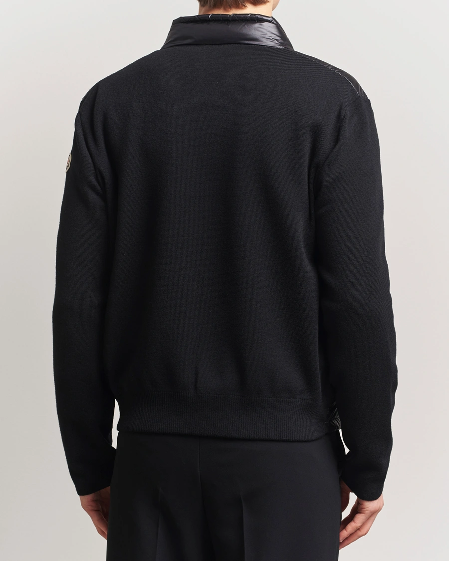 Homme | Pulls Et Tricots | Moncler | Hybrid Zip Cardigan Black