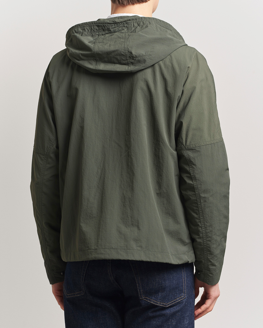 Homme | Manteaux Et Vestes | Fred Perry | Cropped Hooded Fishing Parka Field Green