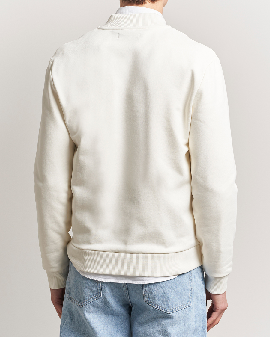Homme | Pulls Et Tricots | Fred Perry | Paneled Full Zip Sweatshirt Light Ecru