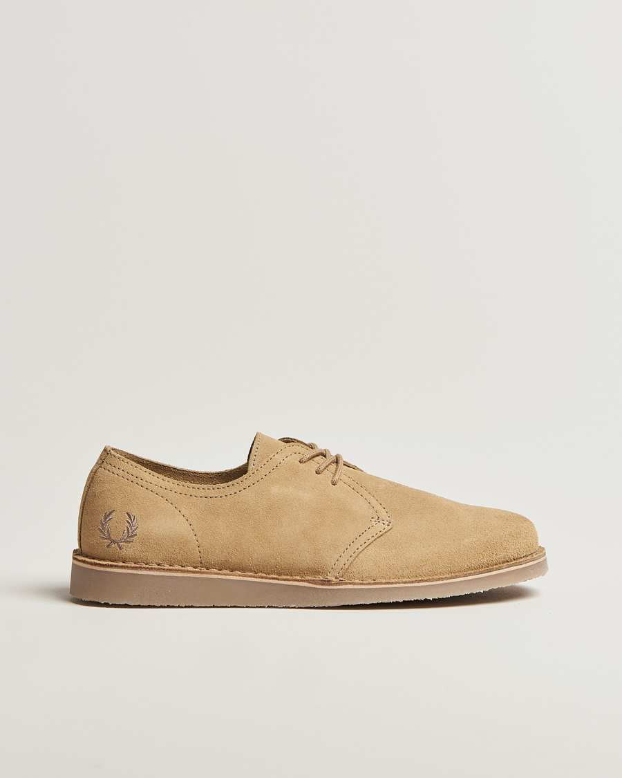 Homme | Fred Perry Linden Suede Derby Warm Stone | Fred Perry | Linden Suede Derby Warm Stone