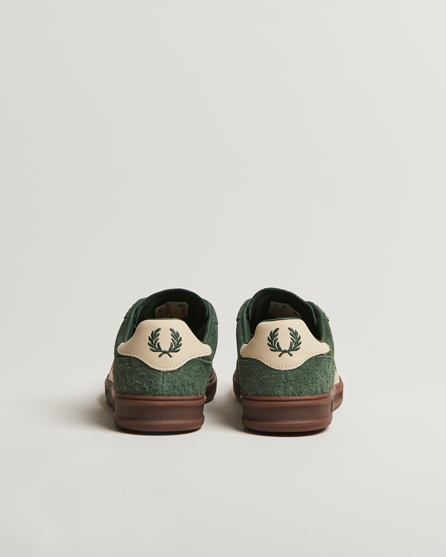 Homme | Fred Perry B4 Suede Sneaker Court Green | Fred Perry | B4 Suede Sneaker Court Green