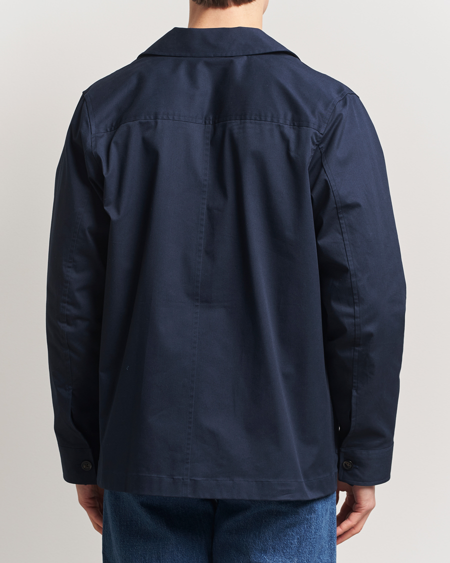 Homme | Chemises | J.Lindeberg | Easton Cotton Overshirt Navy