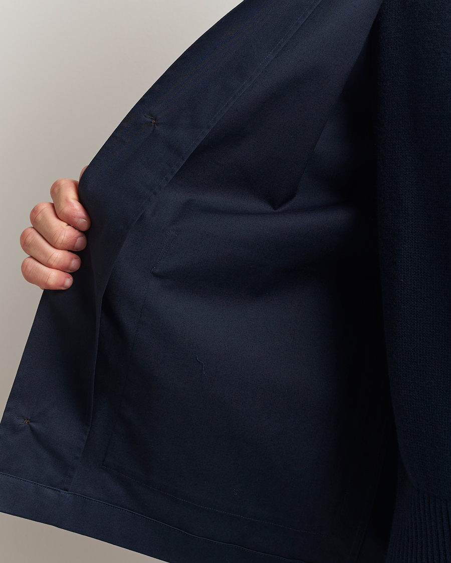 Homme | Chemises | J.Lindeberg | Easton Cotton Overshirt Navy