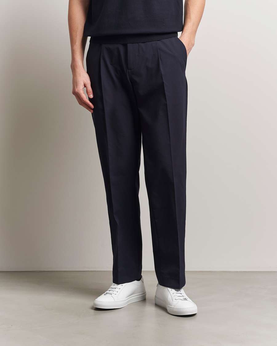 Homme | Pantalons | J.Lindeberg | Jun Oxy Tech Stretch Pants Navy
