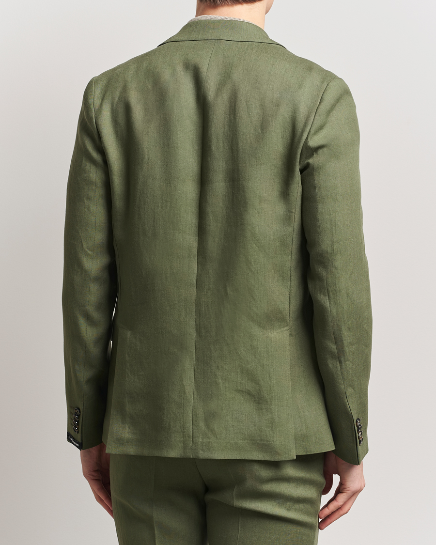 Homme | Blazers | J.Lindeberg | Elton Super Linen Blazer Olivinie