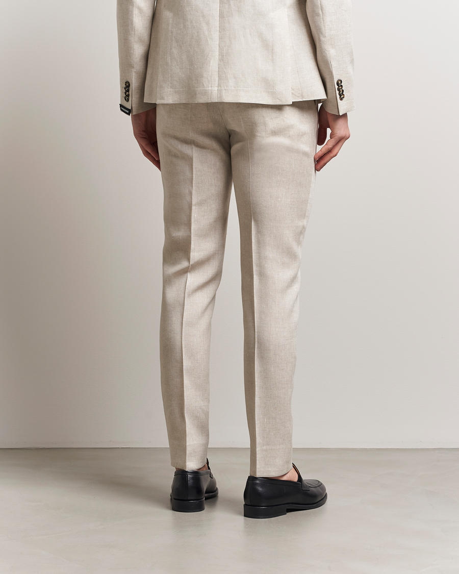 Homme | Pantalons | J.Lindeberg | Grant Super Linen Pants Moonbeam