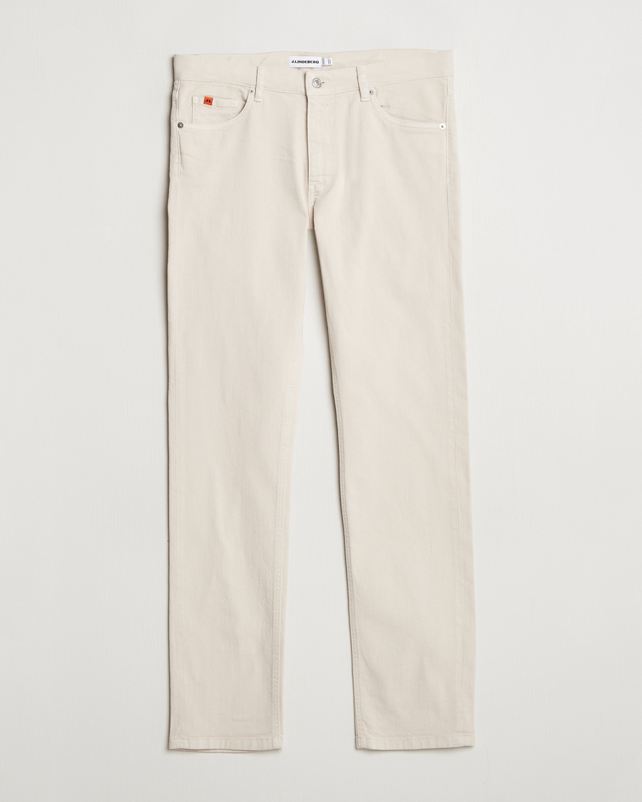 Homme | Pantalons | J.Lindeberg | Jax Left Hand Twill Jeans Moonbeam