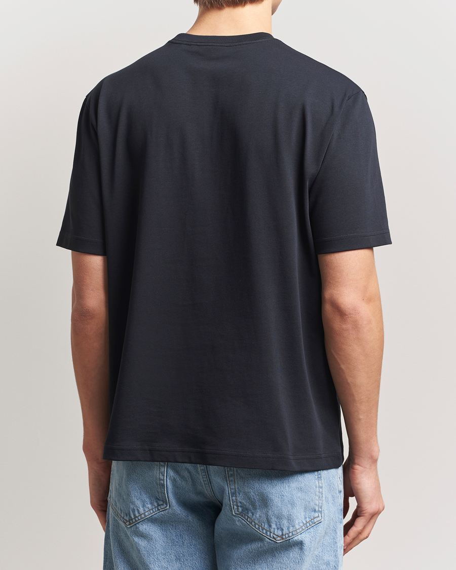 Homme | T-shirts | J.Lindeberg | Hale Heavy Logo T-Shirt Black