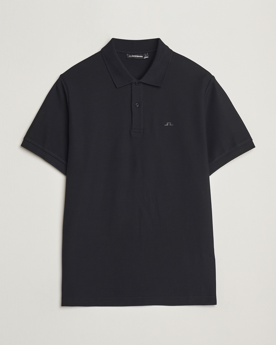 Homme | Polos | J.Lindeberg | Rudy Polo Pique Black