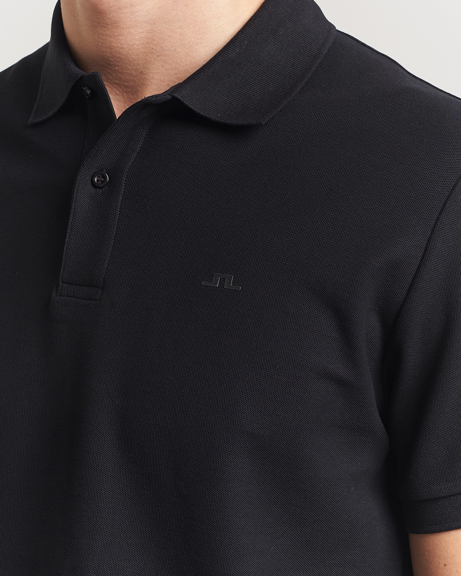 Homme | Polos | J.Lindeberg | Rudy Polo Pique Black