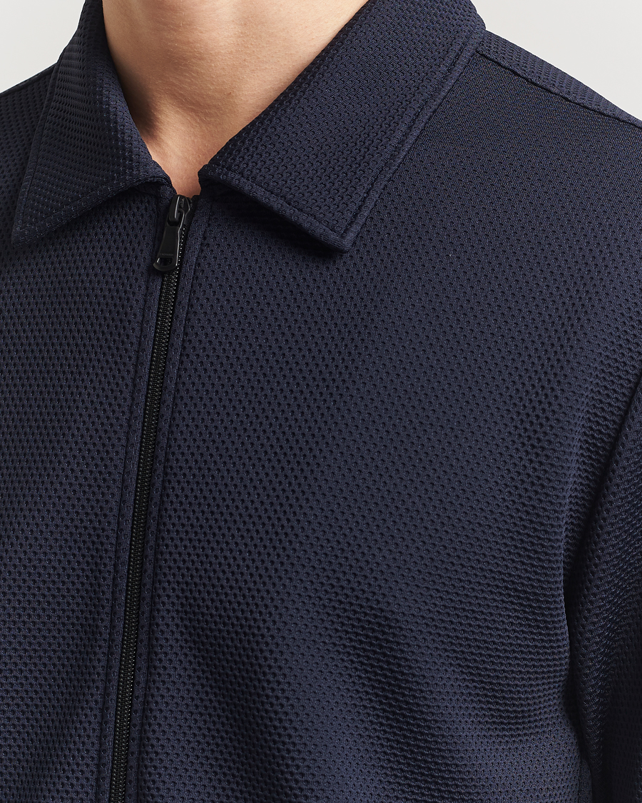 Homme | Pulls Et Tricots | J.Lindeberg | Lansa Jersey Zip Jacket Navy