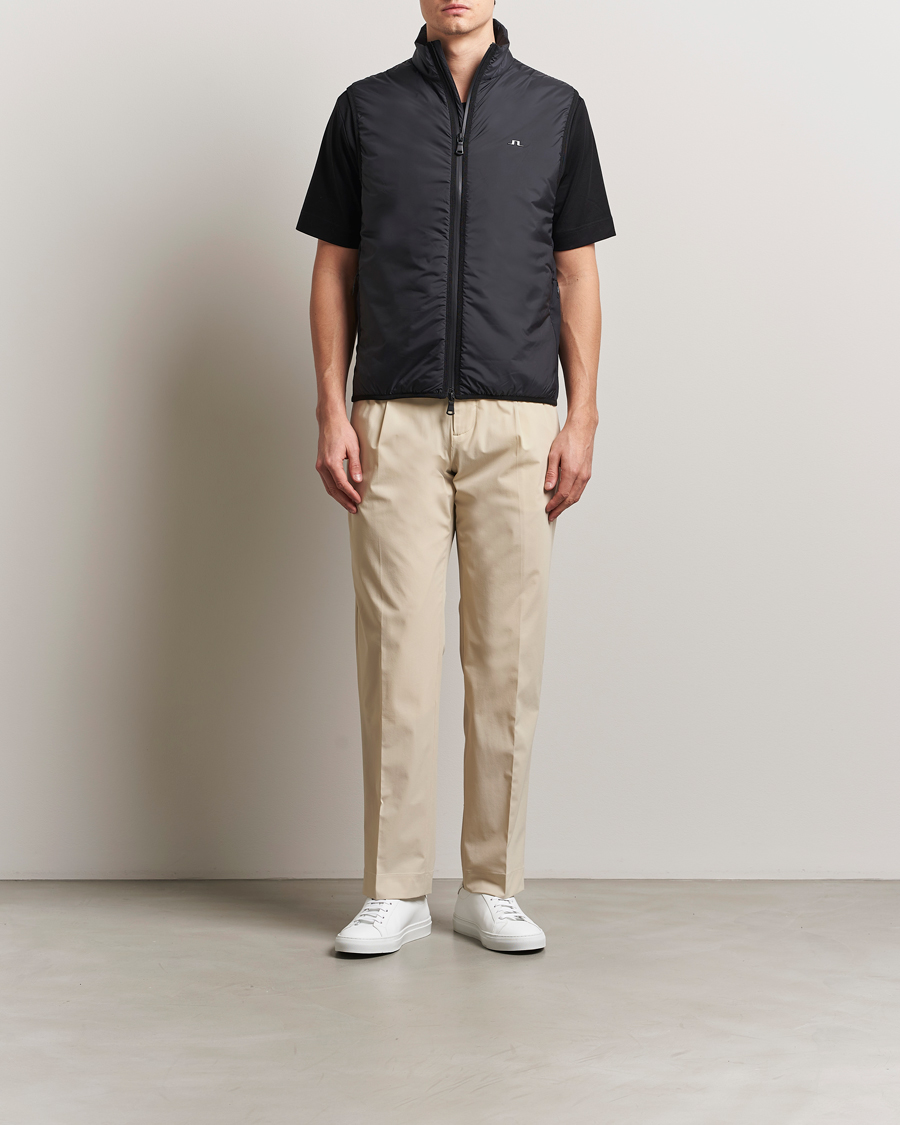 Homme | Pulls Et Tricots | J.Lindeberg | Dobber Hybrid Vest Black