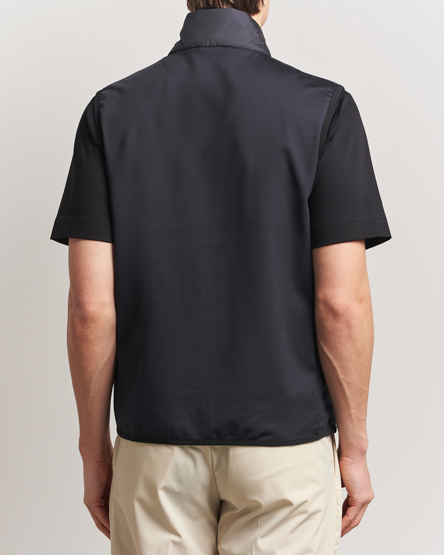 Homme | Pulls Et Tricots | J.Lindeberg | Dobber Hybrid Vest Black