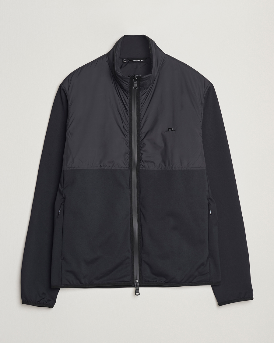 Homme | Pulls Et Tricots | J.Lindeberg | Dalin Hybrid Jacket Black
