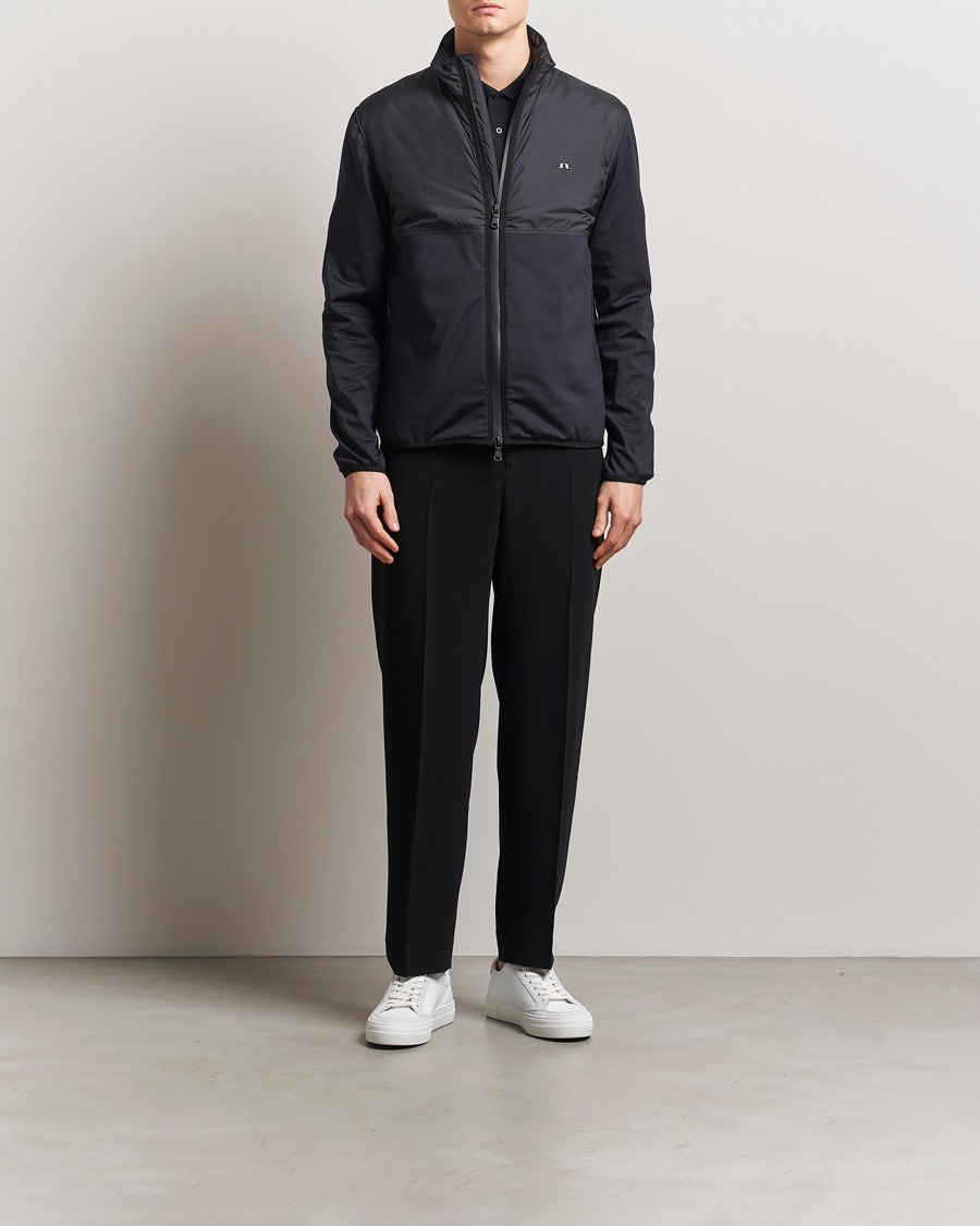 Homme | Pulls Et Tricots | J.Lindeberg | Dalin Hybrid Jacket Black