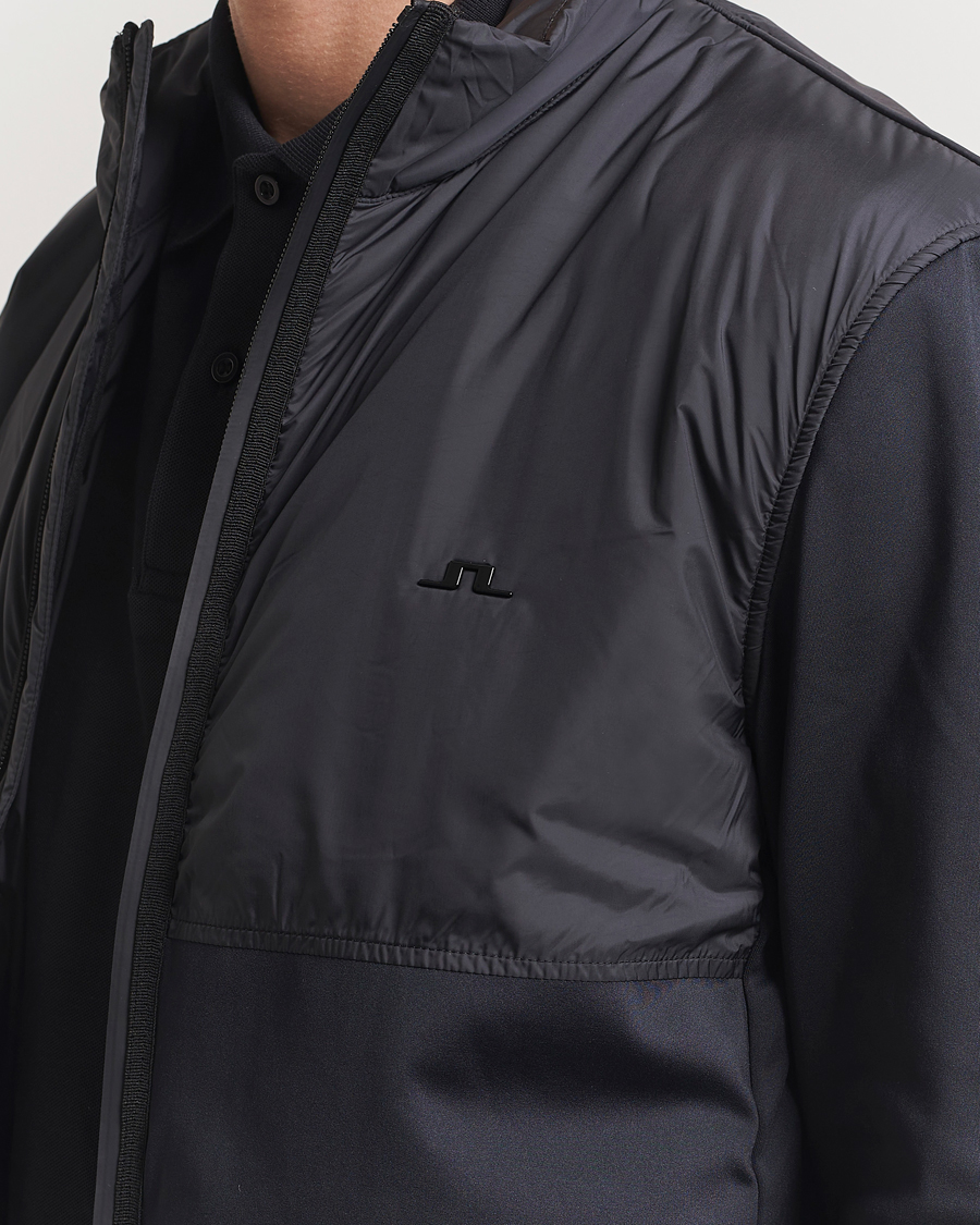 Homme | Pulls Et Tricots | J.Lindeberg | Dalin Hybrid Jacket Black