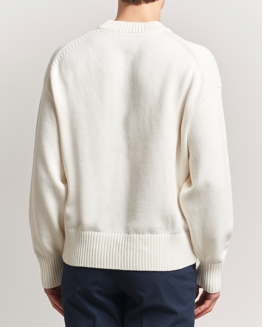 Homme | Pulls Et Tricots | J.Lindeberg | Eddy Cotton/Wool Crewneck White