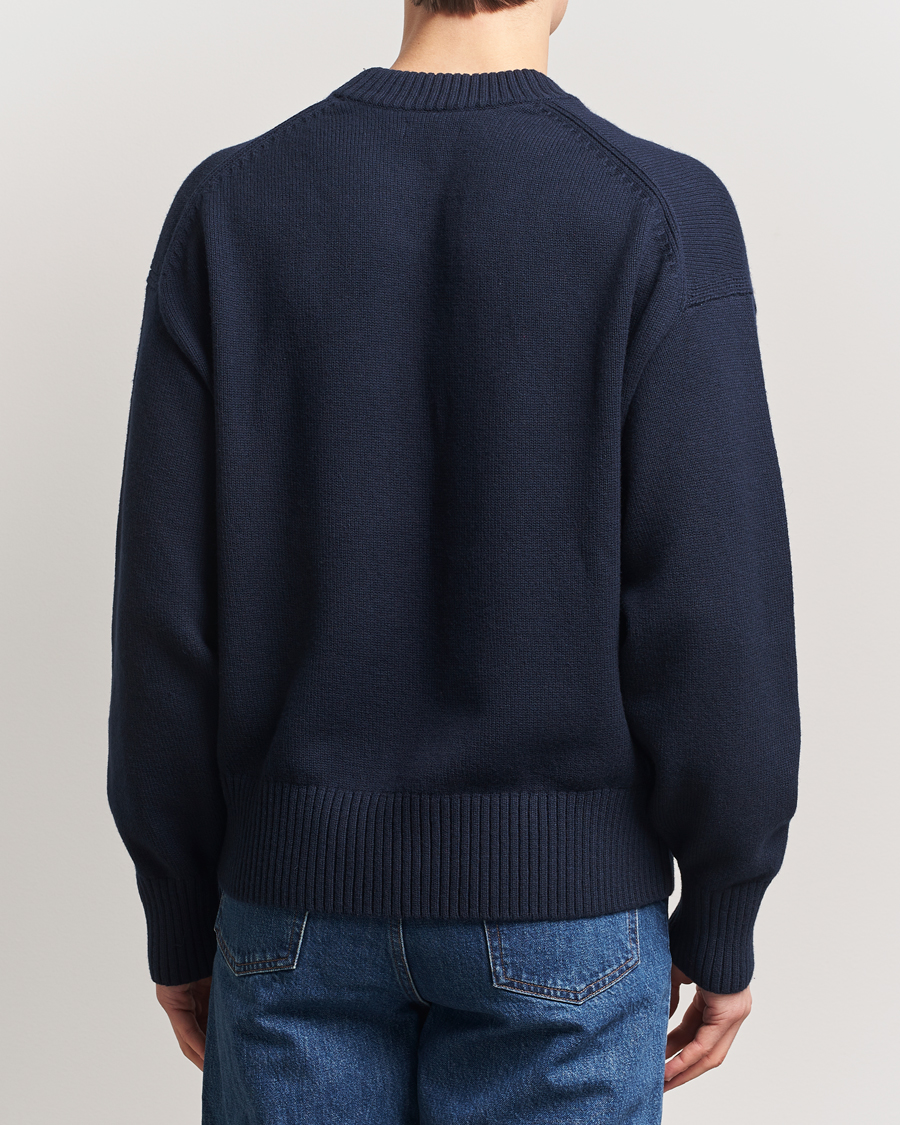 Homme | Pulls Et Tricots | J.Lindeberg | Eddy Cotton/Wool Crewneck Navy