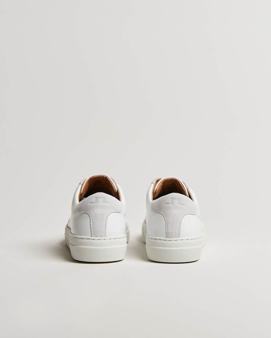 Homme | J.Lindeberg Art Signature Leather Sneaker White | J.Lindeberg | Art Signature Leather Sneaker White