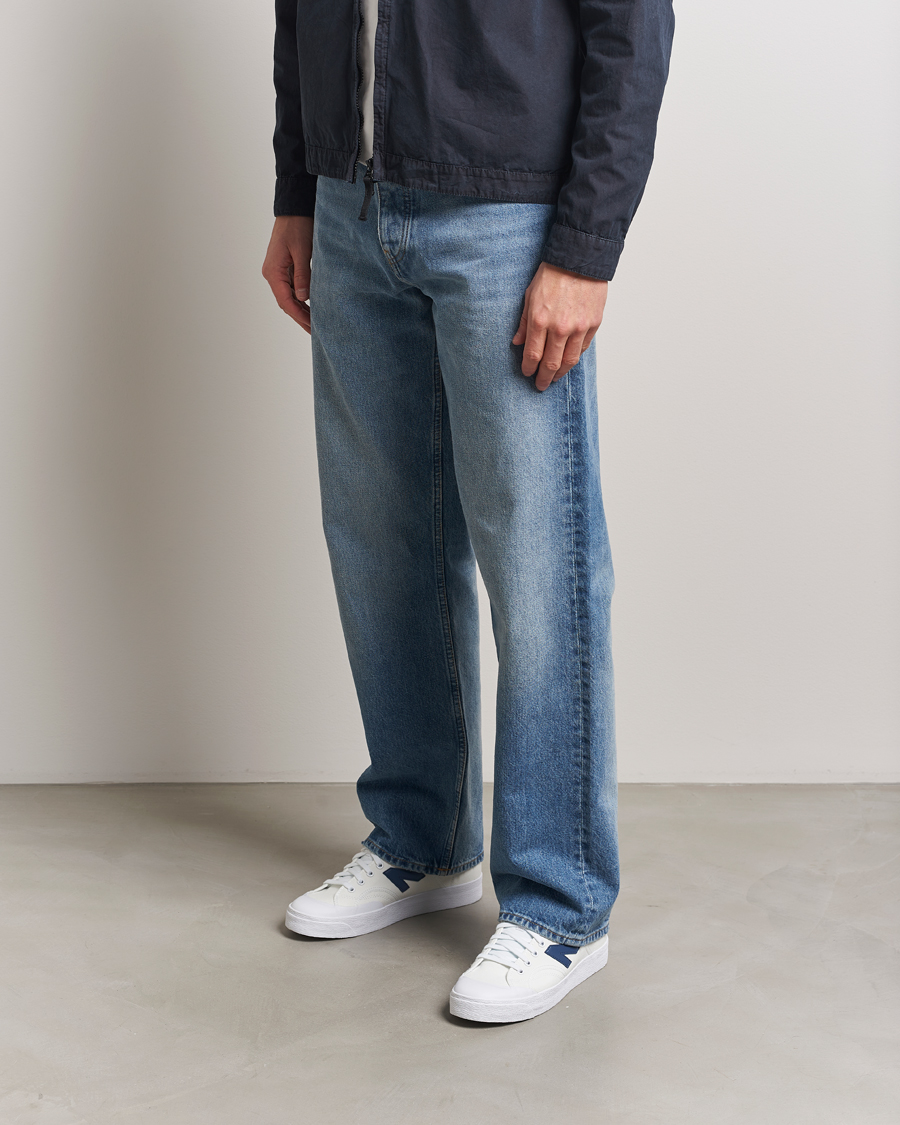 Homme | New Balance BB100 Sneakers White/Navy | New Balance | BB100 Sneakers White/Navy