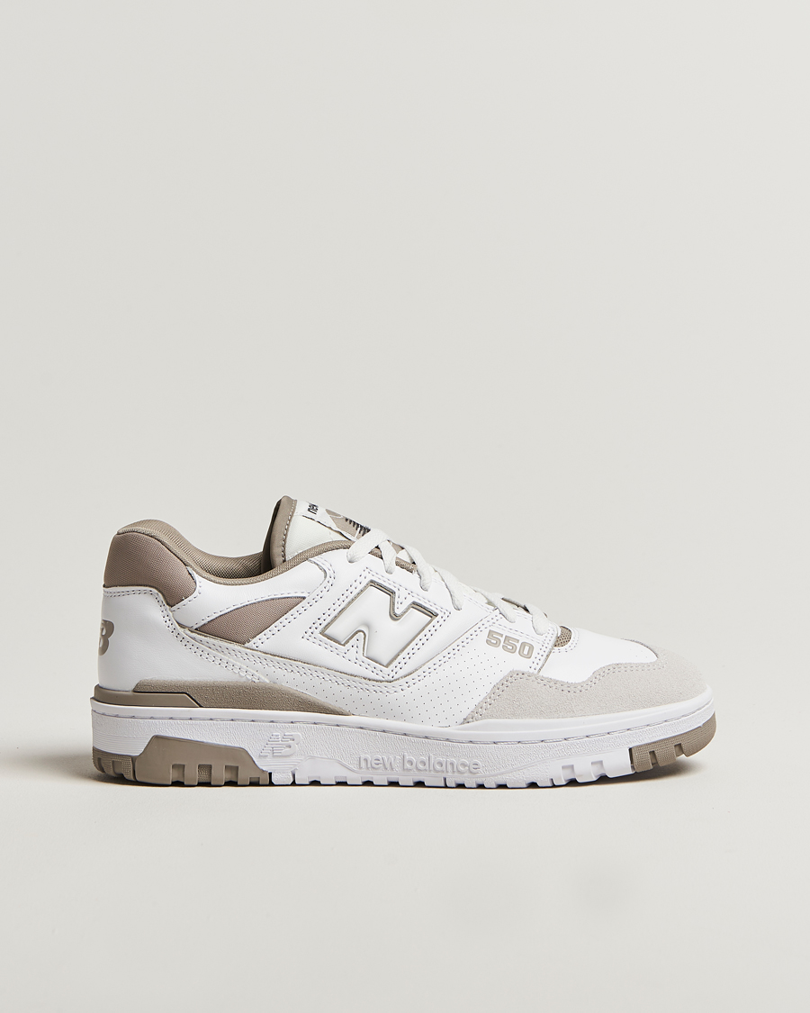 Homme | New Balance 550 Sneakers White/Grey | New Balance | 550 Sneakers White/Grey