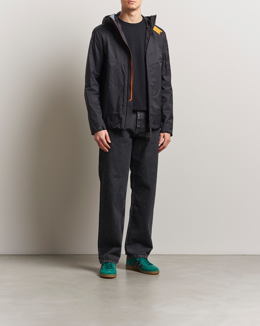 Homme | Manteaux Et Vestes | Parajumpers | Aso Rain Hooded Jacket Black