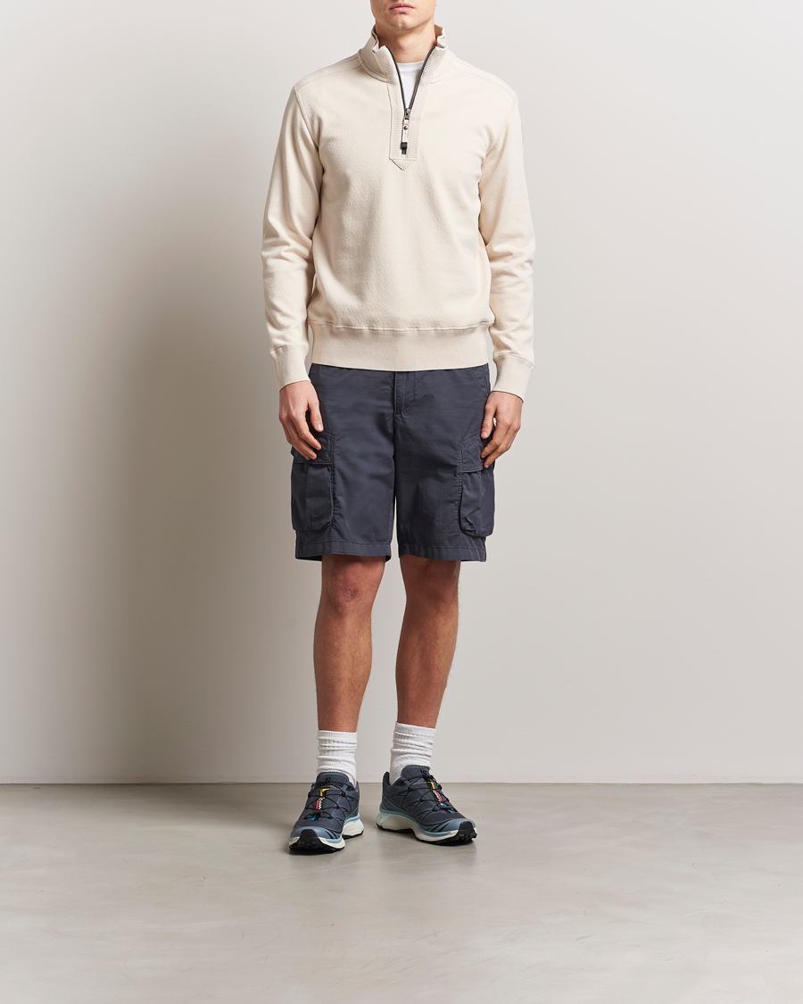 Homme | Pulls Et Tricots | Parajumpers | Lenard Groundfield Half Zip Antique White