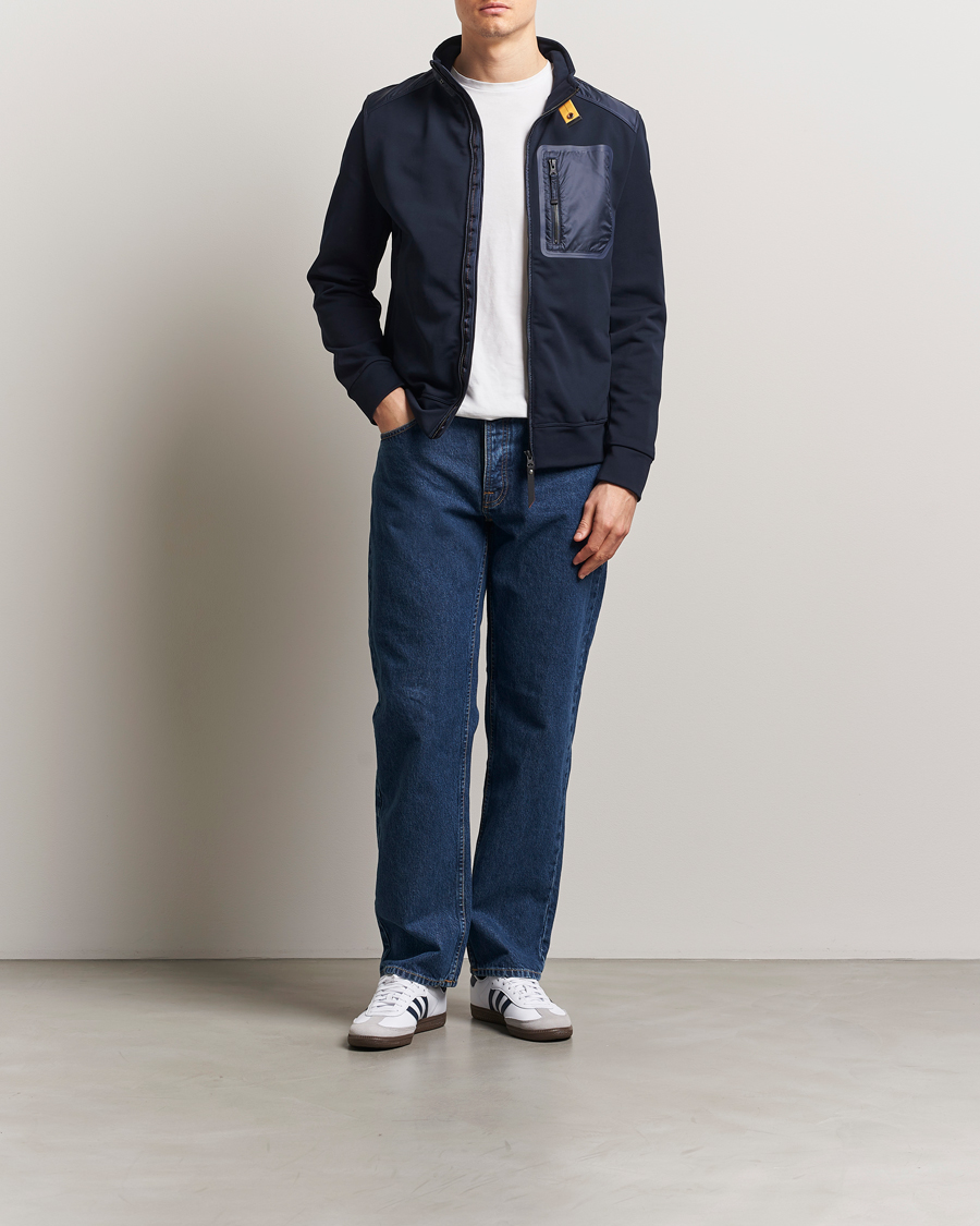Homme | Manteaux Et Vestes | Parajumpers | London Hybrid Fleece Jacket Blue Navy