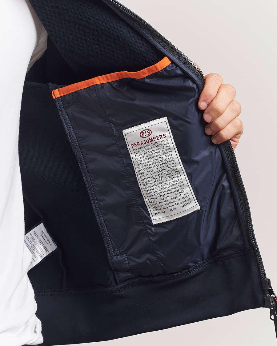 Homme | Manteaux Et Vestes | Parajumpers | London Hybrid Fleece Jacket Blue Navy