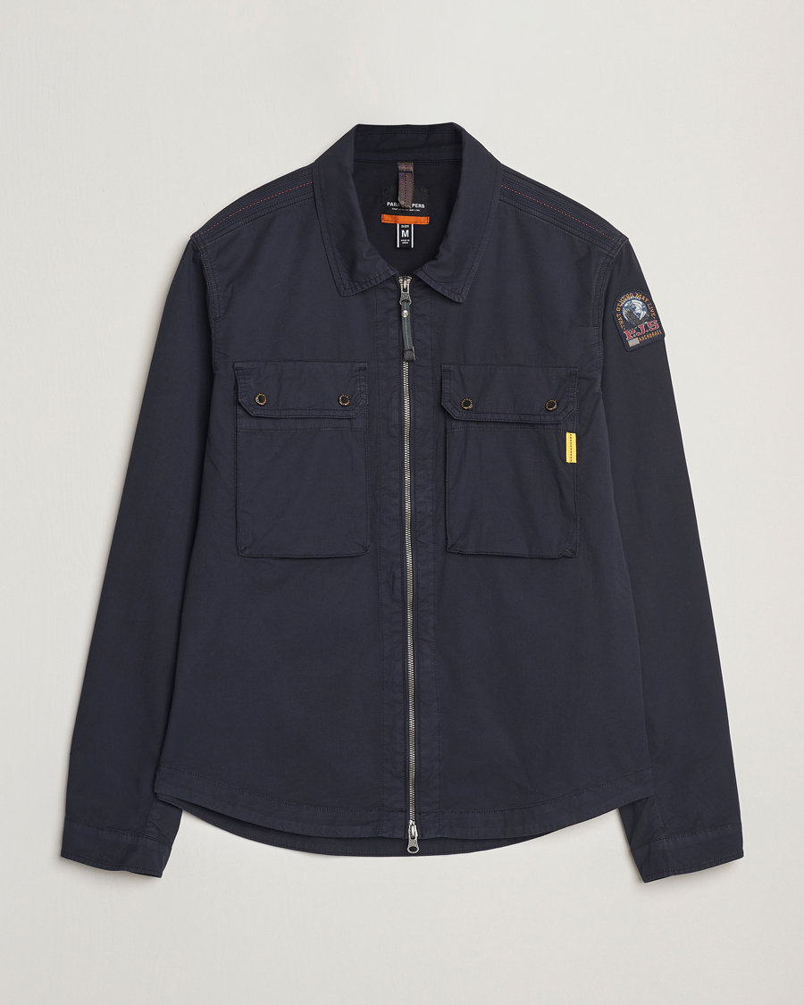 Homme | Chemises | Parajumpers | Tel Claimer Overshirt Blue Navy