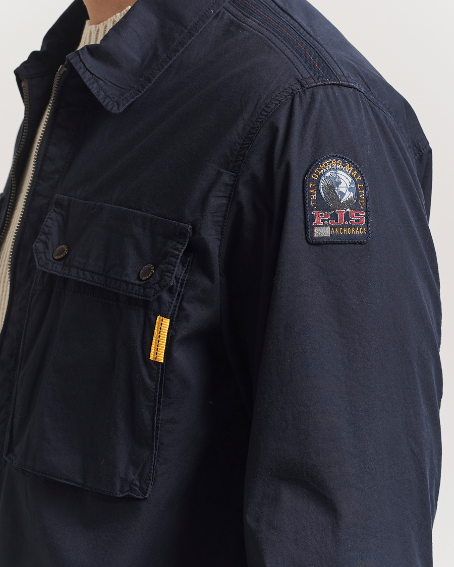 Homme | Chemises | Parajumpers | Tel Claimer Overshirt Blue Navy