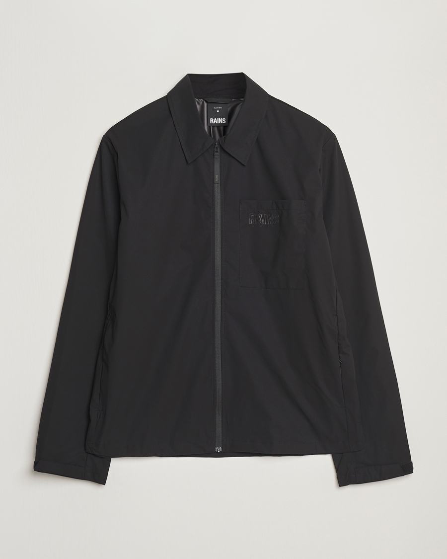 Homme | Chemises | RAINS | Mito Lightweight Overshirt Black