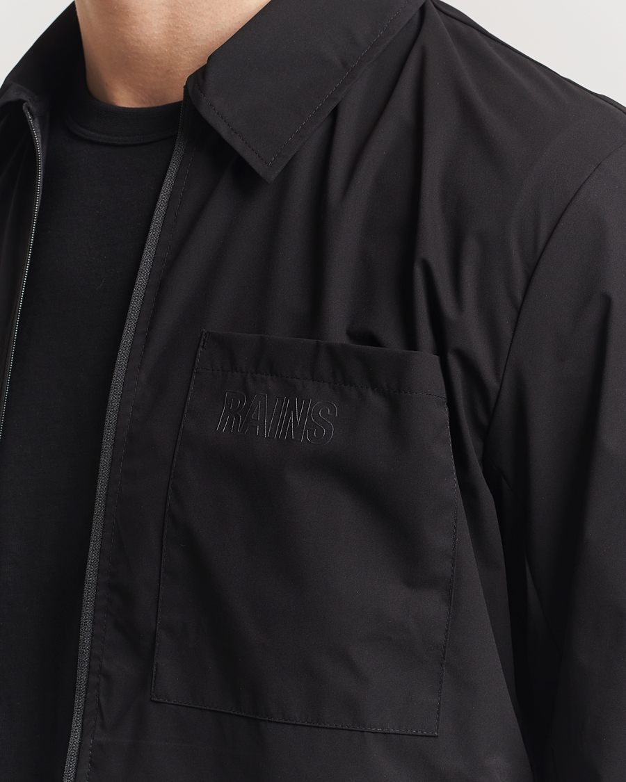 Homme | Chemises | RAINS | Mito Lightweight Overshirt Black