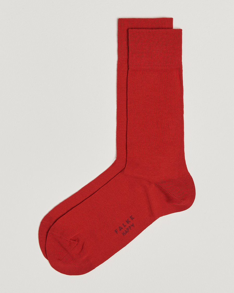 Homme | Sous-Vêtements Et Chaussettes | Falke | Happy 2-Pack Cotton Socks Scarlet
